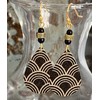 black gold Glittery Teardrop Earrings. Jewelry Earrings for Women #3298FE662