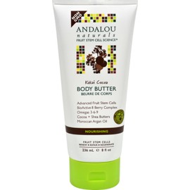 ANDALOU NATURALS Body Butter,KUKUI Cocoa, 8 OZ