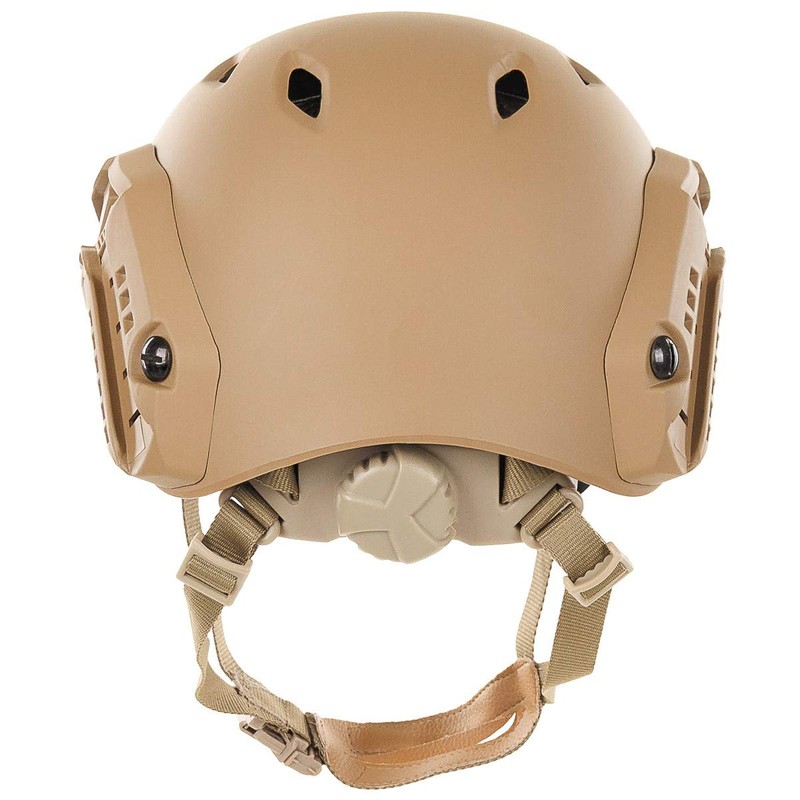 MFH Helmet, fast-paracaidista, Coyote, Rails, abs-plástico