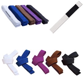 BJJ Belt Jiu Jitsu Kimono - gi 100% Cotton 5 mm Thick Padded in EVA Various Colours (White, 300 cm)