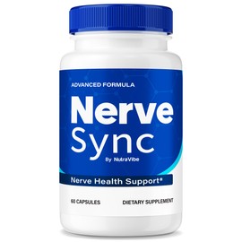 NutraVibe Nerve Sync – Daily Nerve Support Formula with a Balanced Blend for Healthy Nerve Function, Comfort & Wellness | NerveSync Easy-to-Swallow Pills for Everyday Use (60 Capsules)