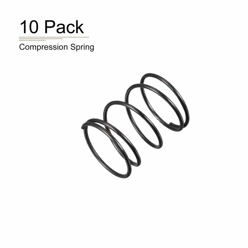 DTGN 1.2x18x45mm(DxODxL) Compression Spring - 10Pack - Good for Machinery