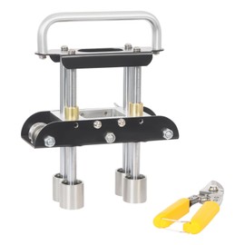 Roller Bender, 0-90°Bending Angle Metal Bending Tool, Steel Aluminum Copper Plate Metal Roller Bending Tool for Various Metal Roofing (Black)