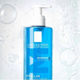 La Roche Posay Effaclar Gel Limpiador Purificante para Piel Grasa con tendencia acneica, 400ML