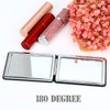 YTZJ Direct Compact Vanity Mirror for Men, Black, Travel Makeup