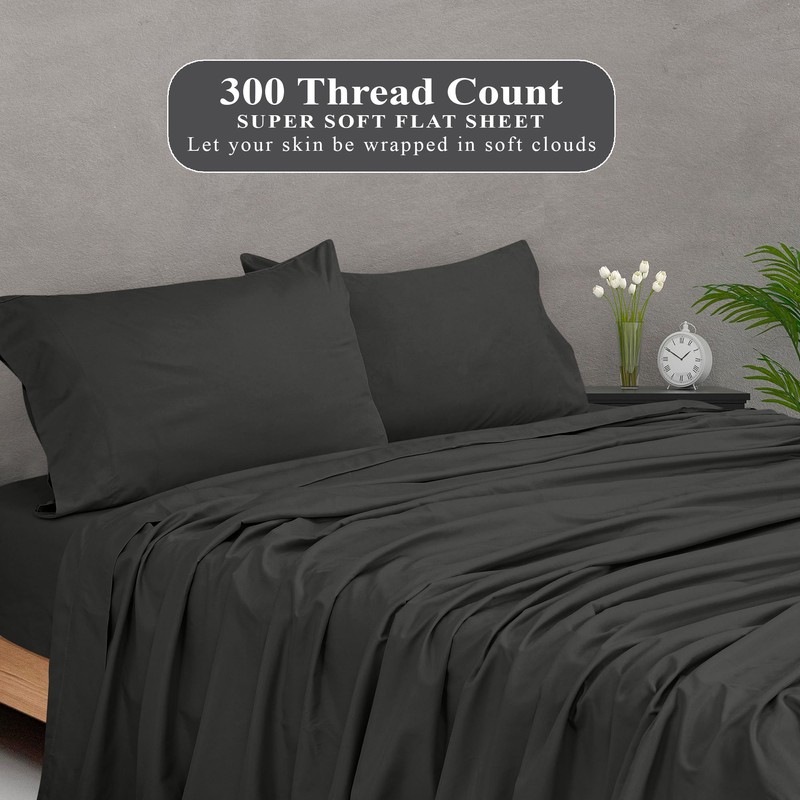 Royale Linens 300 Thread Count 100% Long Staple Combed Cotton