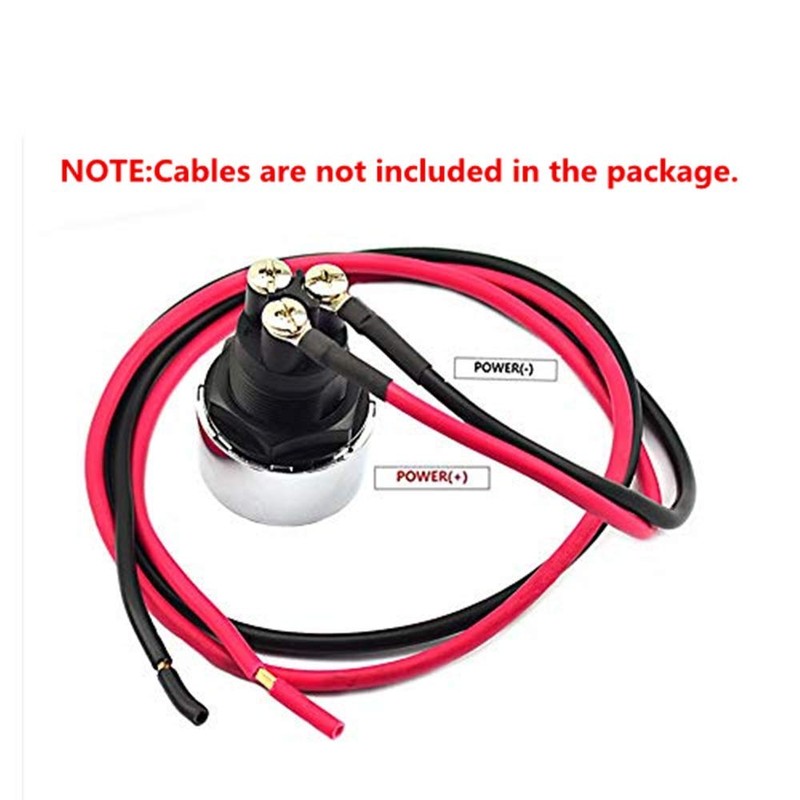 DC 12V 50A Red Auto Car Start Engine Button Light