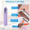 uxcell 4 Pcs Adjustable Pen Loop Holder for Notebook, PU