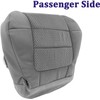 Zieichy Passenger Side Bottom Replacement Cloth Seat Cover Dark Graphite