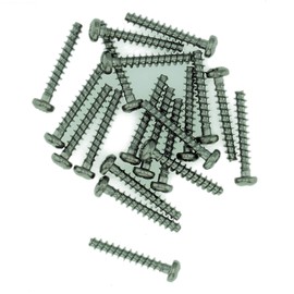 D4 (4mm x 20mm) Pozi Pan Screws for Plastic - Stainless Steel (A2) (Pack of 20)
