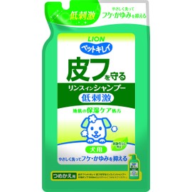 Lion Pet Clean Skin-Protecting Rinse-In Shampoo for Dogs Refill 400ml LIONPET