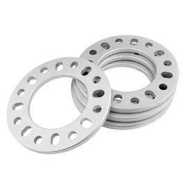 ZHTEAPR 4pc 12mm 1/2" Universal Wheel Spacers for Most 8 Lug Vehicle 8x6.5 8x165.1 8x170 8x180 Compatible with F250 E350 Ram 2500 3500 Express 3500 K3500 Silverado Suburban 2500 Sierra 2500HD 3500HD