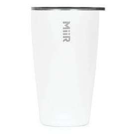 MiiR Tumbler, 12oz Insulated Stainless Steel with Press Fit Slide Lid – Splash Proof Design, Holds Hot & Cold Beverages, Stylish & Functional Cup Holder Compatible