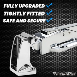 Walk in Cooler Door Handle, Walk in Cooler Door Closer Complete Latch Kit, Freezer Door Handle, Cooler Door Radial Latch, Offset -1/5 In-3/5 In(Offset) and 5.9" Solid Metal Interior Release Handle
