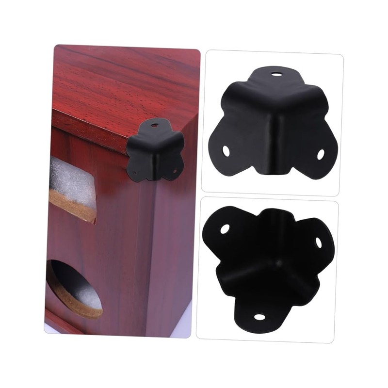 Esquinero De Metal Chico Para Bafle Kit 4 Piezas Sin