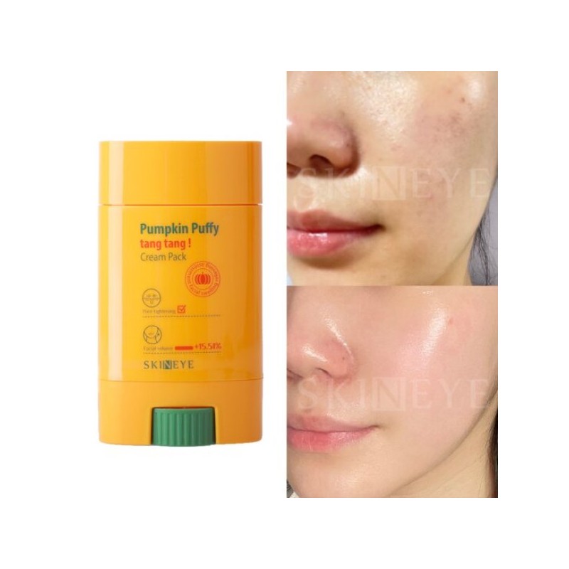 스킨아이호박 붓기 크림팩(임상완료괄사 올인원 용기) SkinEye Pumpkin Puffiness Cream Pack