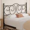 VECELO Metal Full Size Headboard, Heavy Duty Curved Headboard Only
