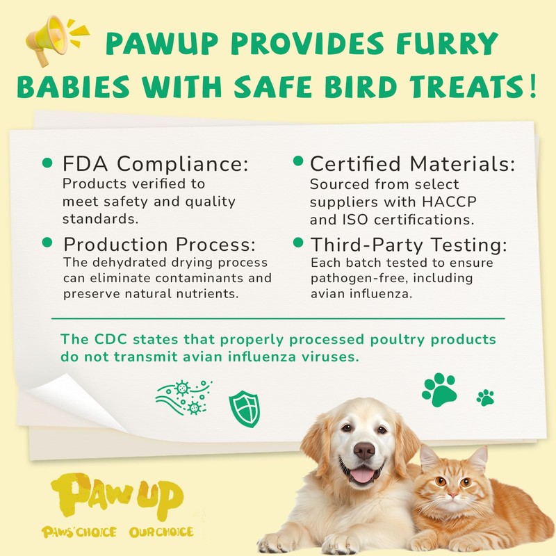 PAWUP Chicken Jerky Strip Dog Treats w/Taurine Natural Rawhide Free