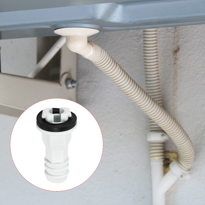 sourcing map Air Conditioner Drain Hose Connector 15mm Tube Straight