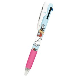Kamio Japan Moomin Jet Stream 3 Color Ballpoint Pen 0.5mm Moomin Back Comparison 047470 MOOMIN