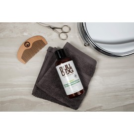 Bulldog Facial Care for Men 2 in 1 Beard Shampoo and Conditioner white