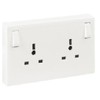 Single To Double Socket Converter (1 Gang To 2 Gang)