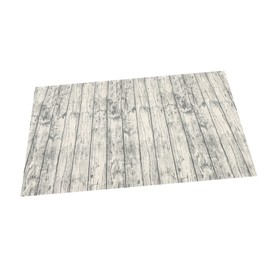 CAXUSD Wood Grain Tablecloths Rectangular Home Decor Cotton Linen Vintage Tablecloth