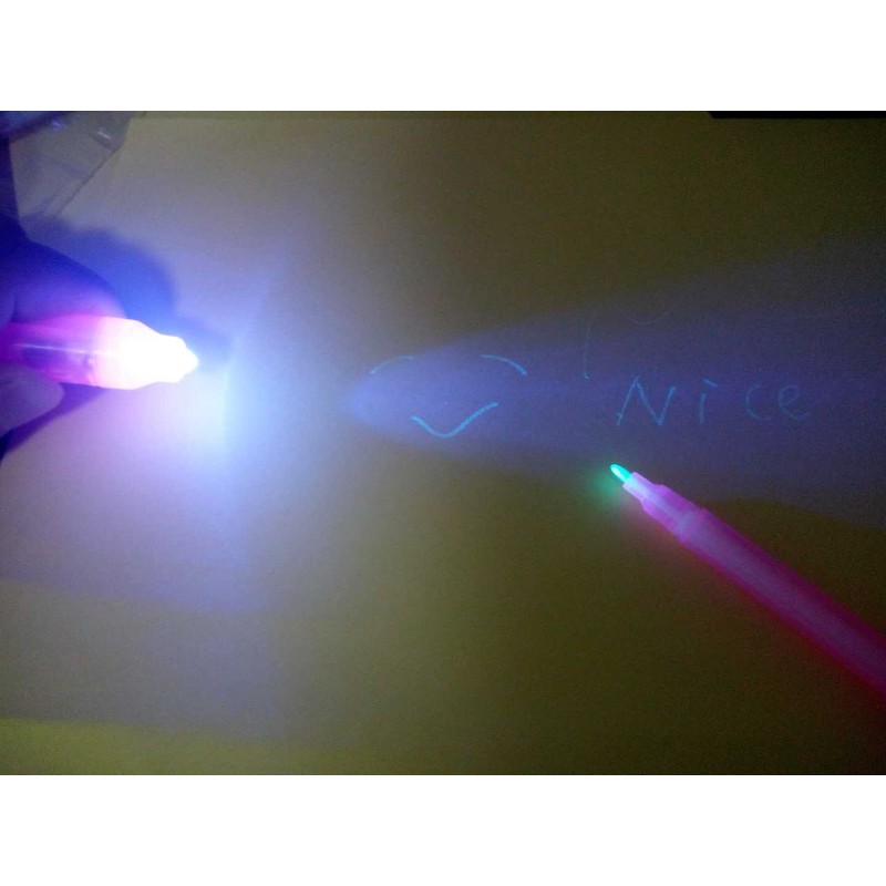 KERRT Invisible Ink Pen with UV Light Secret Message Pen
