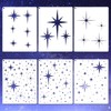 Large Star Stencil for Painting, Resuable Twinkle Star Stencils, Sparkle