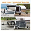 BEAMNOVA 8000 lbs Trailer Jack, Drill-Powered/Manual, Bolt-On Side Mount Swivel