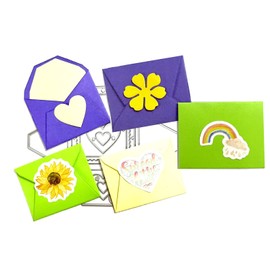 Mvchifay Cutting Dies Metal Stencils Scrapbooking Tool DIY Craft Carbon Steel Embossing Template for Paper Card Making (Love Envelope- 14.3x11.3cm)