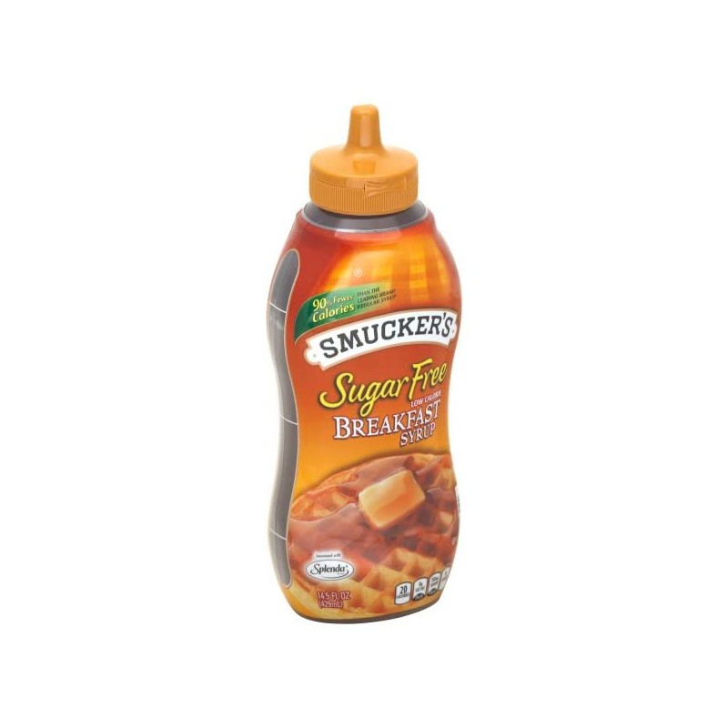 Smucker's Sugar Free Low Calorie Breakfast Syrup, 14.5 Ounce (Pack