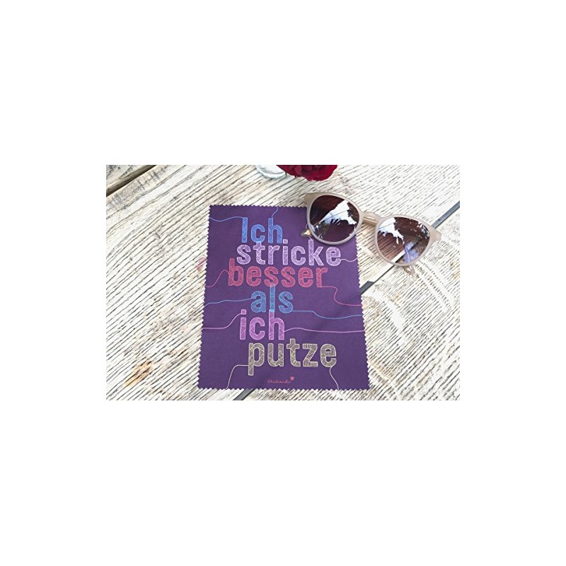 strickimicki - Glasses Cleaning Cloth - Ich Stricke Besser als