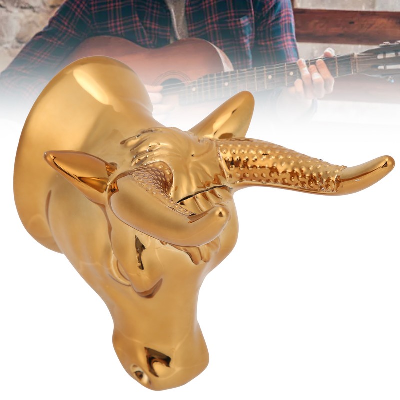 Guitar Hook Steel Bull Head Shape Universal Wall Mount Display