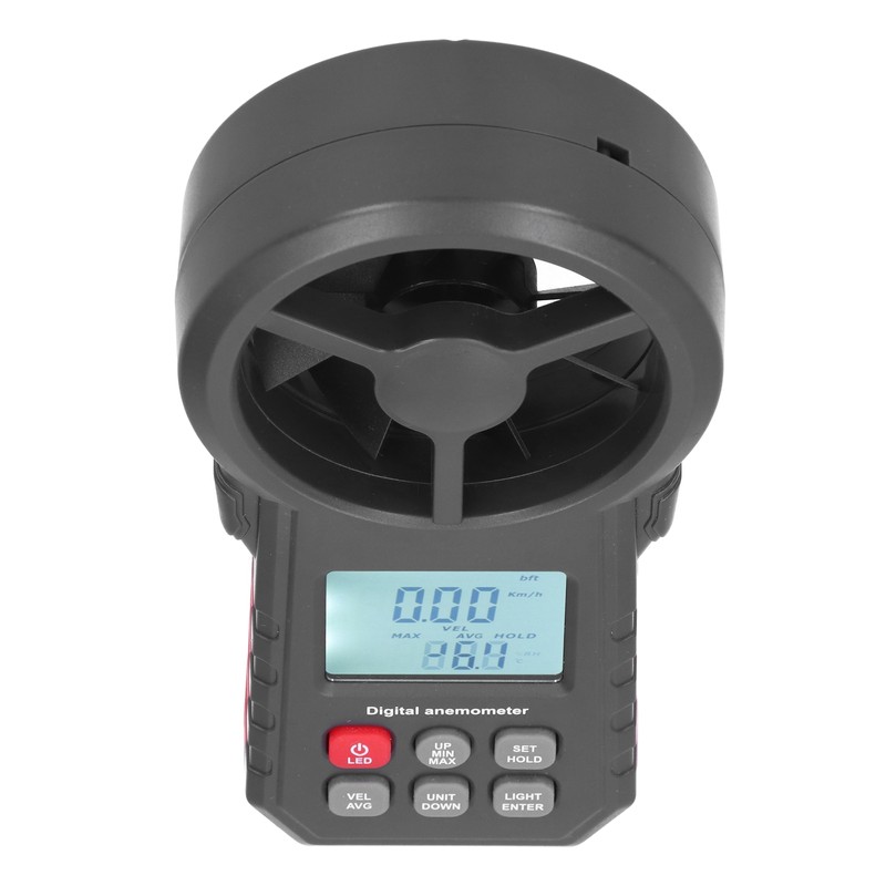 WT87B Bluetooth Digital Anemometer with LCD Backlight 9V Handheld Wind
