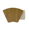 JB Home Collection 4570, Natural Bamboo Wood Napkin Holder Desktop