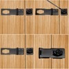 Jiozermi 2 Packs 4 Inch Hasp Locks with Keys, Stainless