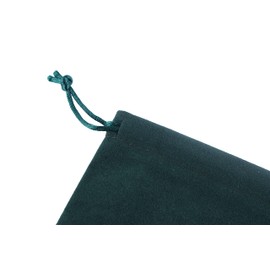 Sansam Sansam Small Velvet Gift Bags with Drawstring, 20pcs 2.8x3.6 Inch Dark Green Drawstring Velvet Cloth Jewelry Pouches