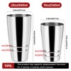 Boston Shaker: 18 & 28oz Weighted Cocktail Shaker Set. Stainless