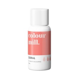 Colour Mill Oil Based Food Colouring - Coral 20ml