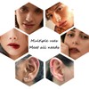 NICEIGHT 8Pcs 16G Stainless Steel Threadless Push in Nose Rings