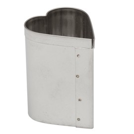 Ateco Petit Four Cutter, Heart Baking Supply, 2", Silver