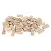 50Pcs Beech Wood Domino Tenon Stopper for Crafting Woodworking Furniture
