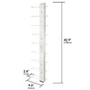 J JACKCUBE DESIGN Wall Mount Wine Rack Organizer for 9