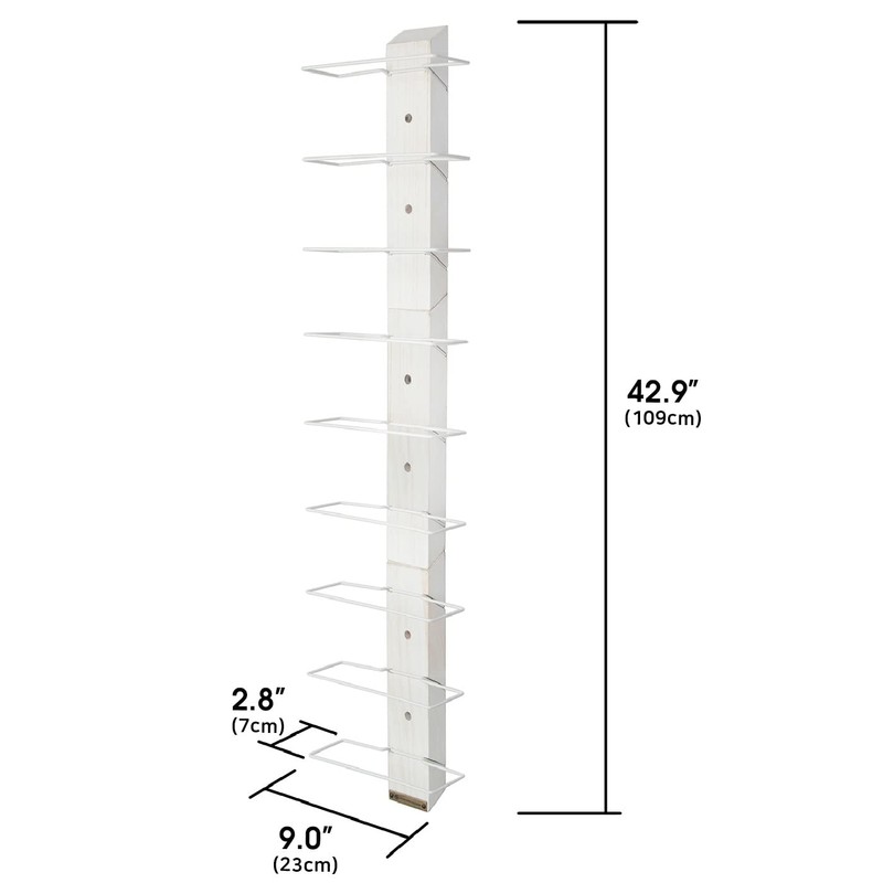 J JACKCUBE DESIGN Wall Mount Wine Rack Organizer for 9