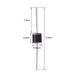 50pcs 10A10 1000V Diode 12V High Voltage Rectifier Diodes Disposable Electrical Conductivity