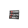 Julius-K9 Interchangeable Patches, 1 pair, DRAMAQUEEN, Size: Small, Black