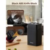 Knife Set, D.Perlla 8-Piece Kitchen Knife Set with Built-in Sharpener,