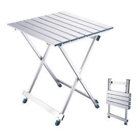 Lightweight Aluminum Folding Camping Table with Height 23.6 in