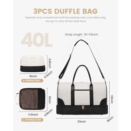 LOVEVOOK Travel Bag,Weekender Bag for Wome